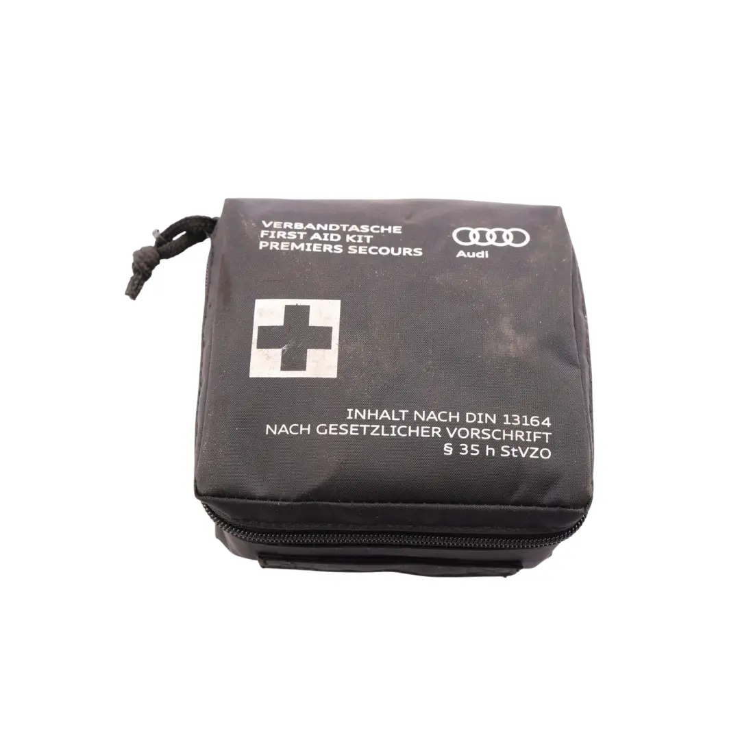 Audi Universal First Aid Emergency Medical Kit Black Pouch - SKU 8J7860282 - Part number 8J7860282