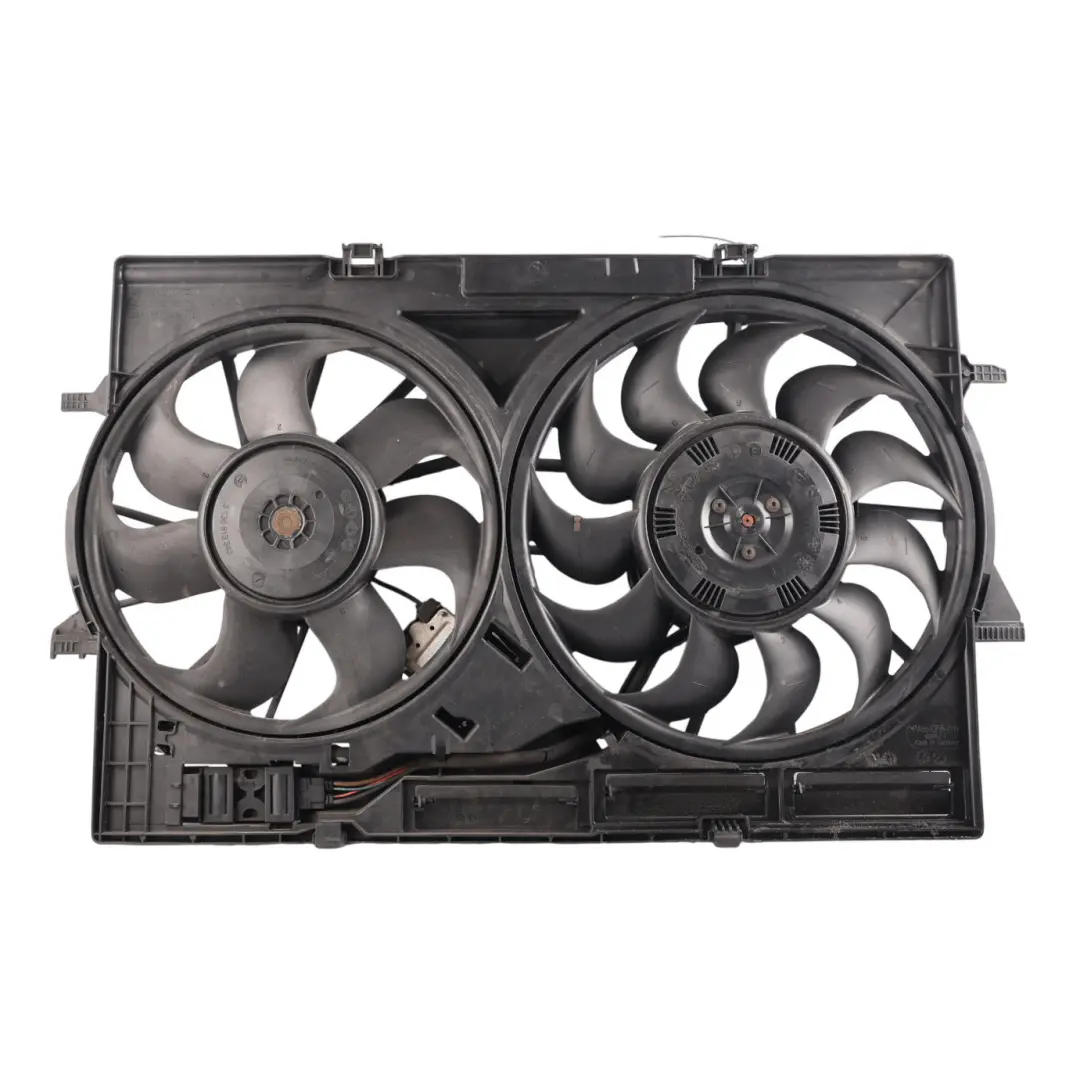 Audi S5 8T Engine Cooling Radiator Double Coolant Fan Diesel - SKU 8K0121207D - Part number 8K0121207D