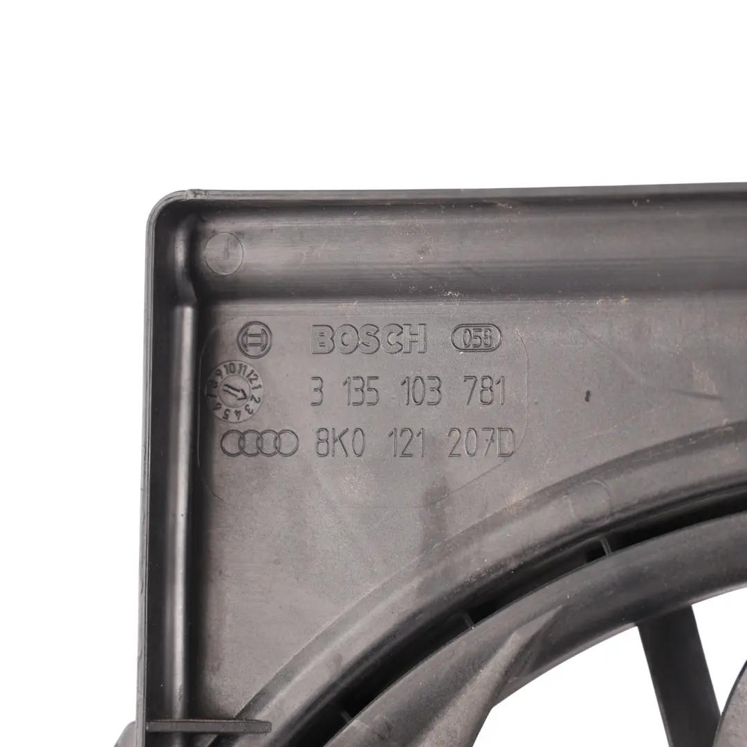 Audi S5 8T Engine Cooling Radiator Double Coolant Fan Diesel - SKU 8K0121207D - Part number 8K0121207D