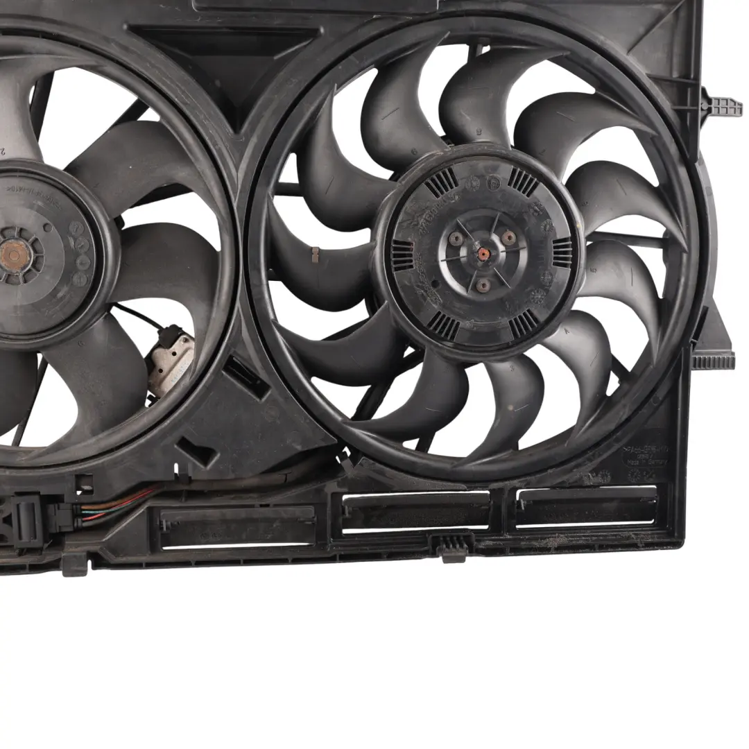Audi S5 8T Engine Cooling Radiator Double Coolant Fan Diesel - SKU 8K0121207D - Part number 8K0121207D