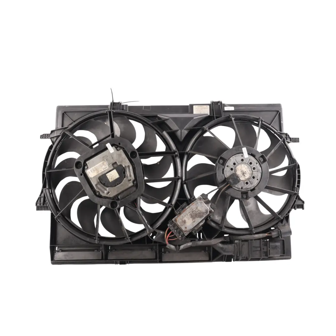 Audi S5 8T Engine Cooling Radiator Double Coolant Fan Diesel - SKU 8K0121207D - Part number 8K0121207D