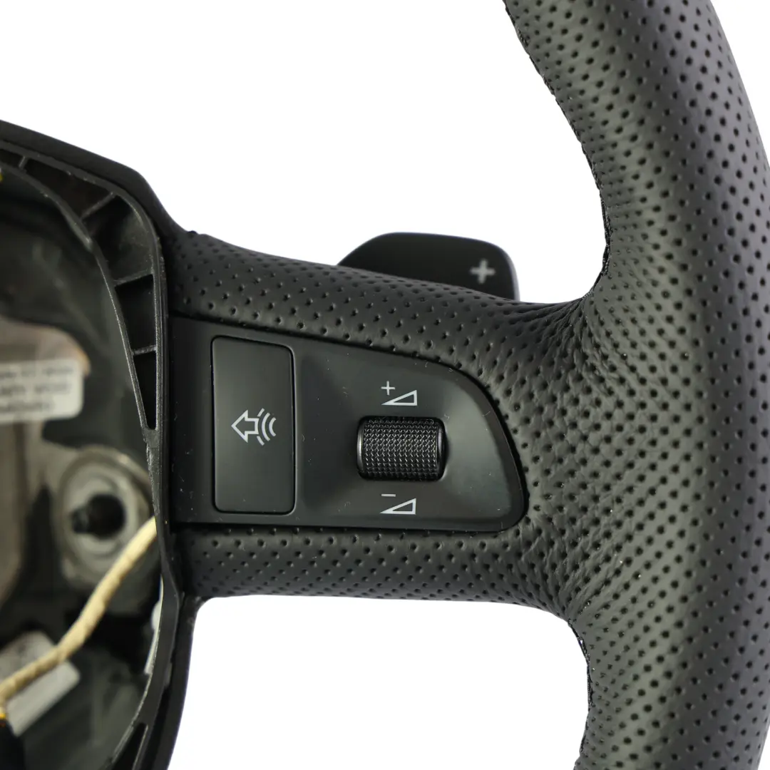 Steering Wheel S-Line NEW Leather Paddle Shift to Audi A4 B8 A6 C6 with Part number 8K0419091AK Audi A4 B8 A6 C6 Steering Wheel S-Line NEW Leather Paddle Shift - SKU 8K0419091AK-2 - Part number 8K0419091AK