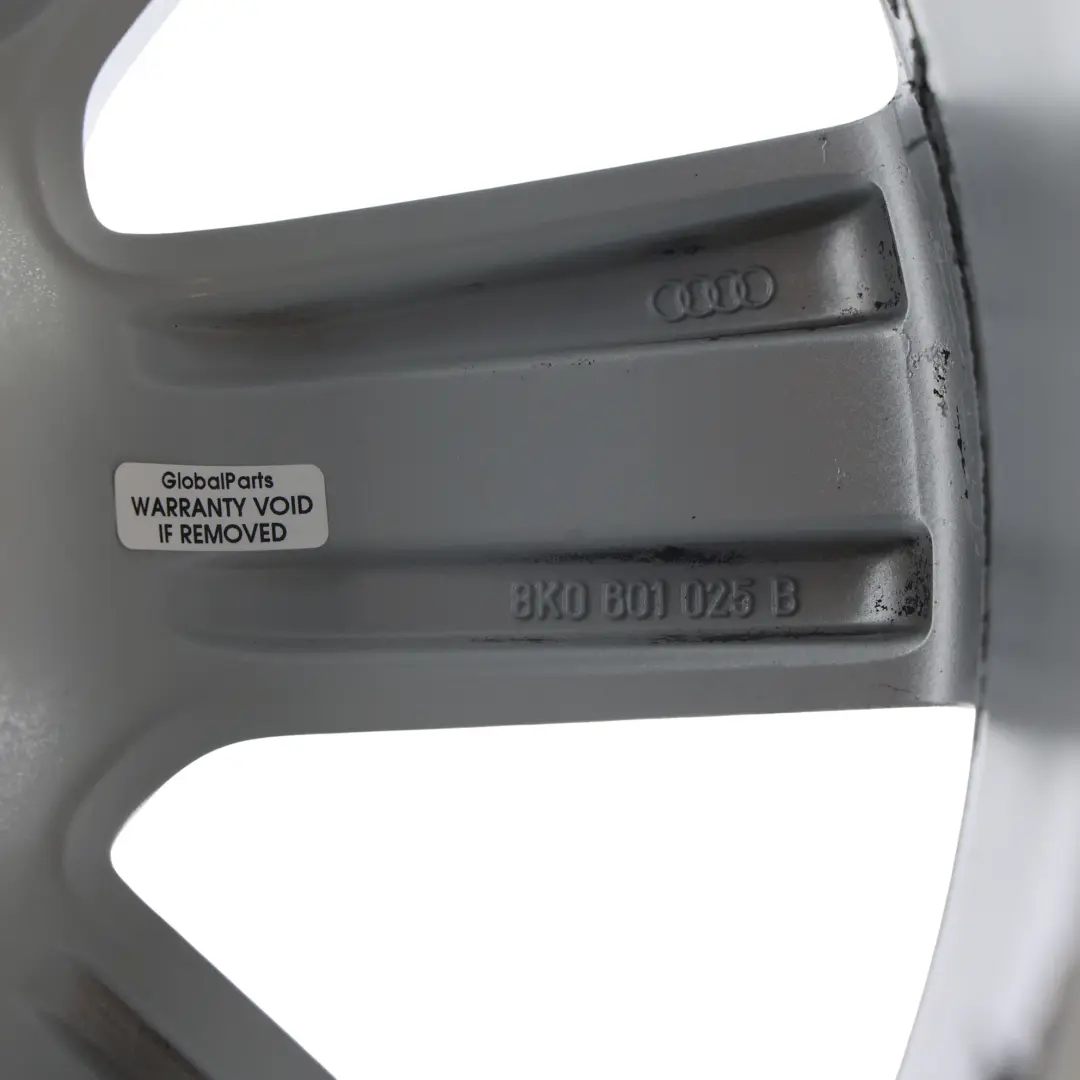 Audi A4 B8 A5 8T Argento Cerchio in lega 17" ET:45 7,5J - SKU 8K0601025B-1 - Numero di parte 8K0601025B