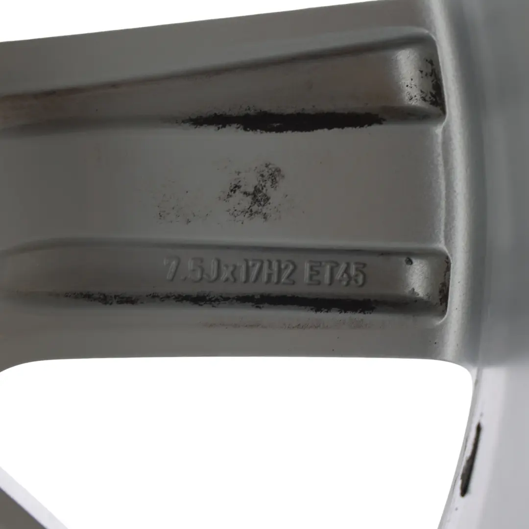Audi A4 B8 A5 8T Argento Cerchio in lega 17" ET:45 7,5J - SKU 8K0601025B-1 - Numero di parte 8K0601025B