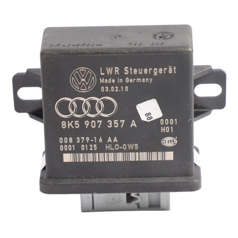 Leuchtweitenregelung Steuergerät Modul ECU für Audi A4 B8 A5 8T mit Teilenummer 8K5907357A Audi A4 B8 A5 8T Leuchtweitenregelung Steuergerät Modul ECU - SKU 8K5907357A - Teilenummer 8K5907357A
