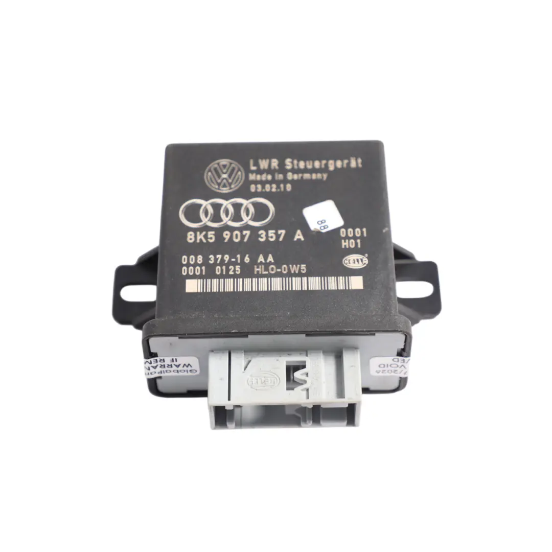 Headlight Range Control Unit Module ECU to Audi A4 B8 A5 8T with Part number 8K5907357A Audi A4 B8 A5 8T Headlight Range Control Unit Module ECU - SKU 8K5907357A - Part number 8K5907357A