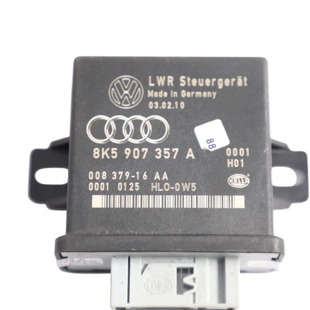 Leuchtweitenregelung Steuergerät Modul ECU für Audi A4 B8 A5 8T mit Teilenummer 8K5907357A Audi A4 B8 A5 8T Leuchtweitenregelung Steuergerät Modul ECU - SKU 8K5907357A - Teilenummer 8K5907357A