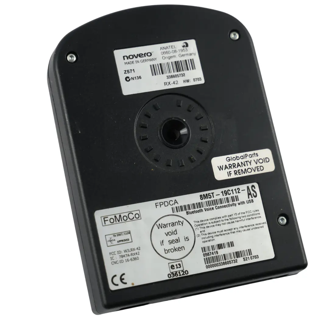Ford Focus MK3 Kuga MK1 Modulo Unità Controllo Vocale Bluetooth - SKU 8M5T-19C112-AS - Numero di parte 8M5T-19C112-AS