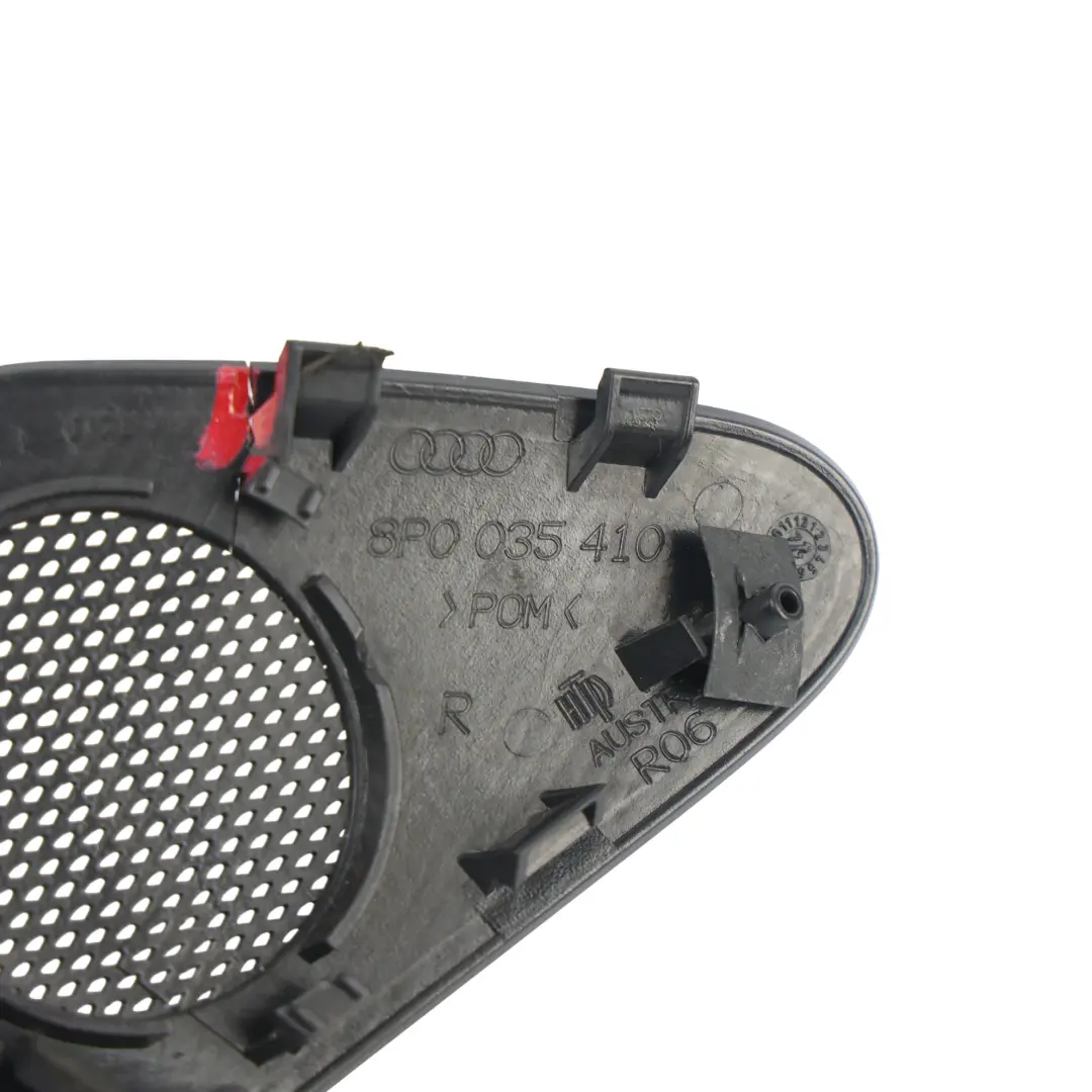 Audi A3 8P Tweeter Lautsprecher Abdeckung Blende Vorne Rechts Schwarz - SKU 8P0035410 - Teilenummer 8P0035410