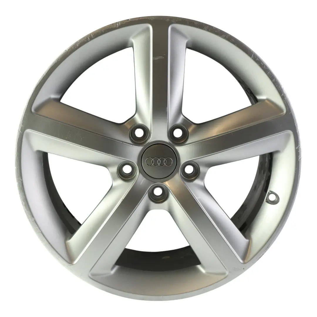 Jante argentée en alliage 17" 7,5J ET:56 pour Audi A3 8P à propos du numéro de pièce 8P0601025AL Audi A3 8P Jante argentée en alliage 17" 7,5J ET:56 - SKU 8P0601025AL-1 - Numéro de pièce 8P0601025AL