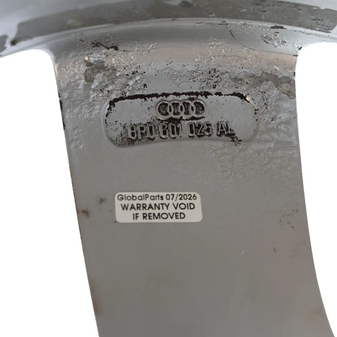 Audi A3 8P Silver Wheel Alloy Rim 17" 7,5J ET:56 - SKU 8P0601025AL-2 - Part number 8P0601025AL