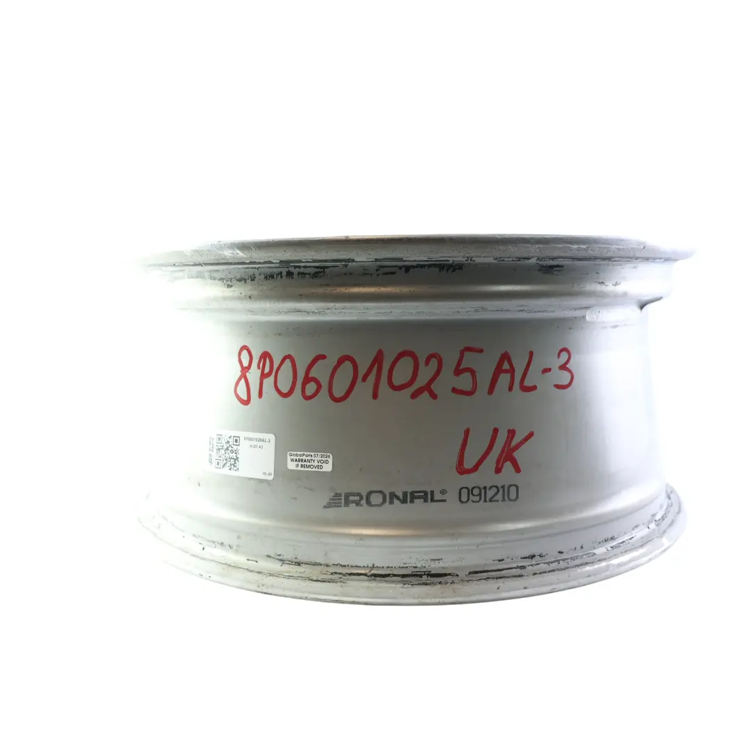 Alloy Rim 17" 7,5J ET:56 to Audi A3 8P Silver Wheel with Part number 8P0601025AL Audi A3 8P Silver Wheel Alloy Rim 17" 7,5J ET:56 - SKU 8P0601025AL-3 - Part number 8P0601025AL