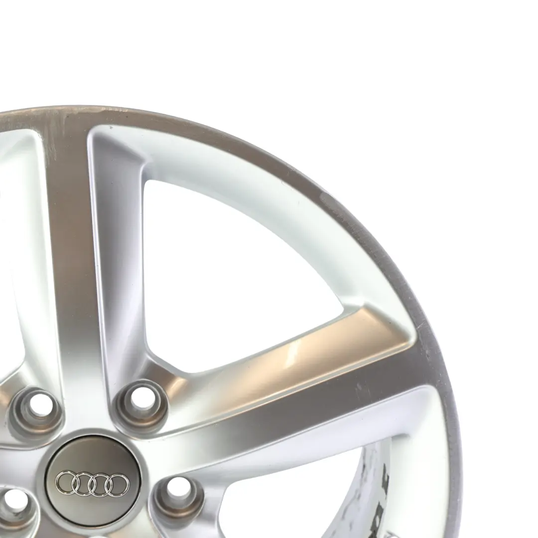 Alloy Rim 17" 7,5J ET:56 to Audi A3 8P Silver Wheel with Part number 8P0601025AL Audi A3 8P Silver Wheel Alloy Rim 17" 7,5J ET:56 - SKU 8P0601025AL-3 - Part number 8P0601025AL
