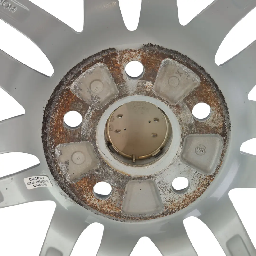 Alloy Wheel Rim 18" 7,5J ET:54 to Audi A3 8P Silver with Part number 8P0601025BA Audi A3 8P Silver Alloy Wheel Rim 18" 7,5J ET:54 - SKU 8P0601025BA-1 - Part number 8P0601025BA