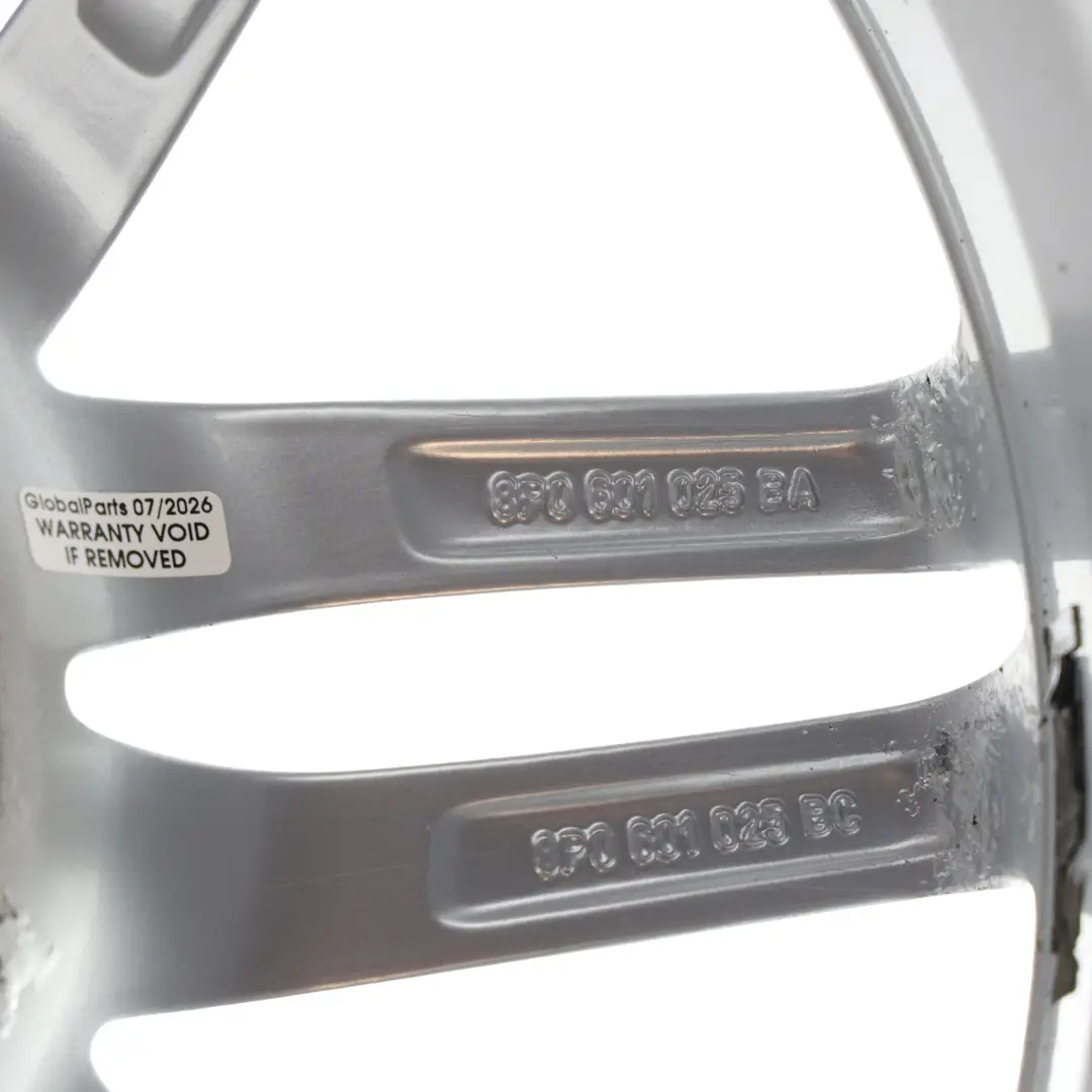 Alloy Wheel Rim 18" 7,5J ET:54 to Audi A3 8P Silver with Part number 8P0601025BA Audi A3 8P Silver Alloy Wheel Rim 18" 7,5J ET:54 - SKU 8P0601025BA-10 - Part number 8P0601025BA