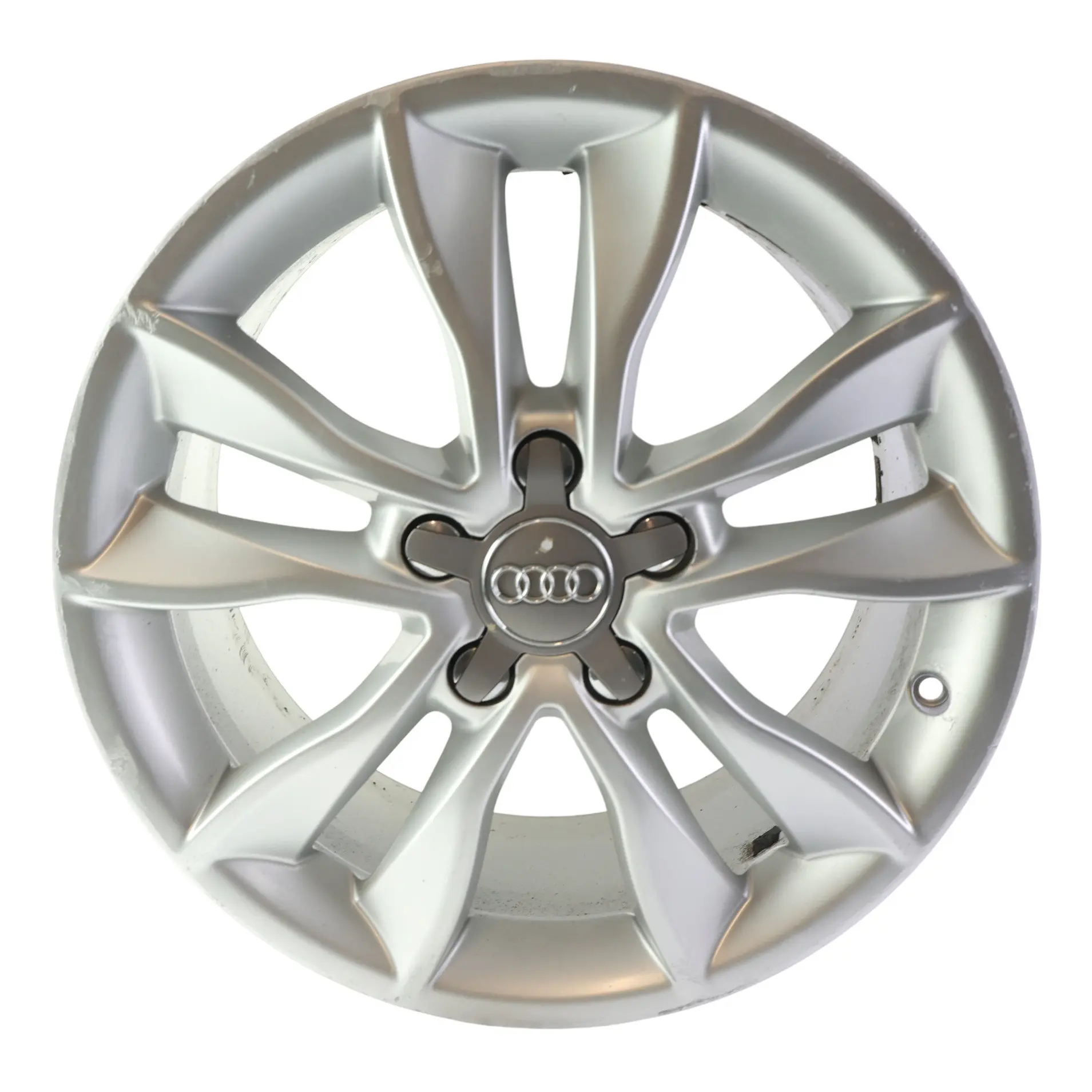 Audi A3 8P Silver Wheel Alloy Rim 17" 7,5J ET:56 Star Double Spoke 8P0601025CC