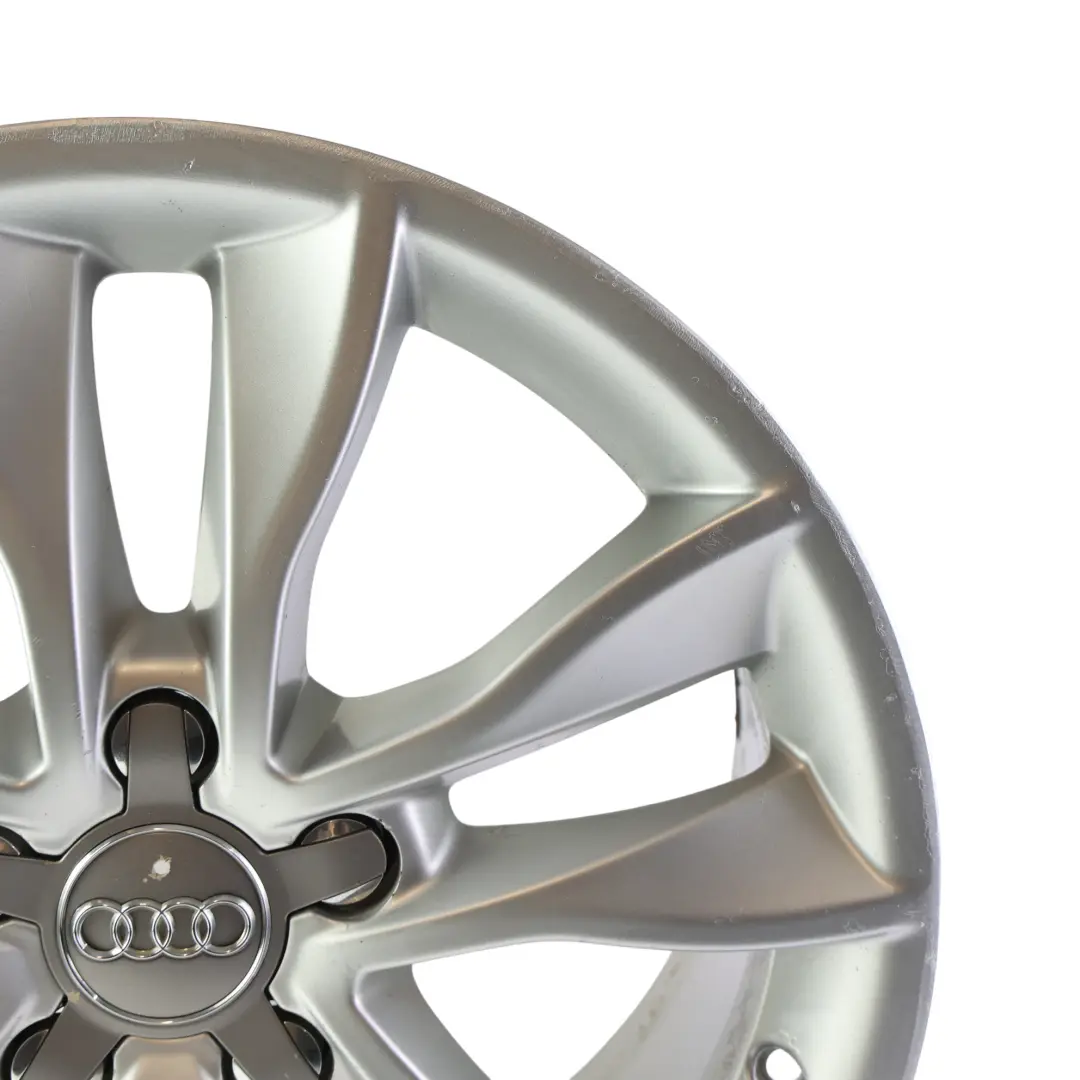 Alloy Rim 17" 7,5J ET:56 Star Double Spoke to Audi A3 8P Silver Wheel with Part number 8P0601025CC Audi A3 8P Silver Wheel Alloy Rim 17" 7,5J ET:56 Star Double Spoke - SKU 8P0601025CC-3 - Part number 8P0601025CC