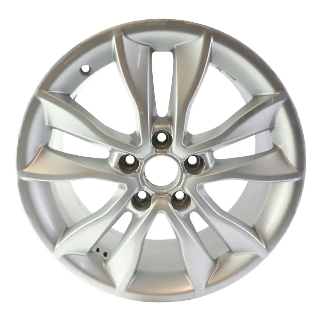 Audi A3 Mk2 Silver Alloy Wheel Rim 17" 7.5J ET:56 Star Double Spoke - SKU 8P0601025DK-1 - Part number 8P0601025DK