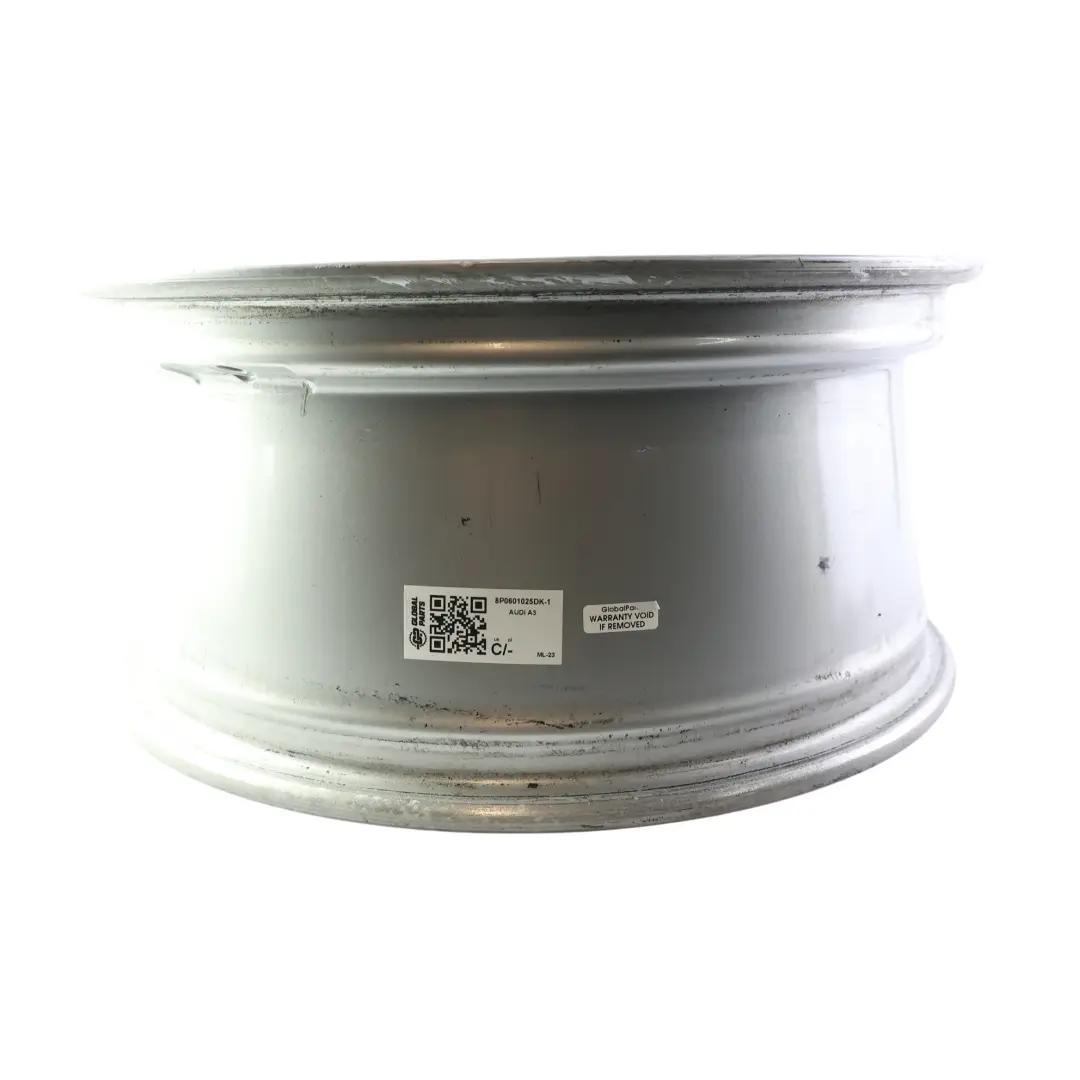 Audi A3 Mk2 Silver Alloy Wheel Rim 17" 7.5J ET:56 Star Double Spoke - SKU 8P0601025DK-1 - Part number 8P0601025DK