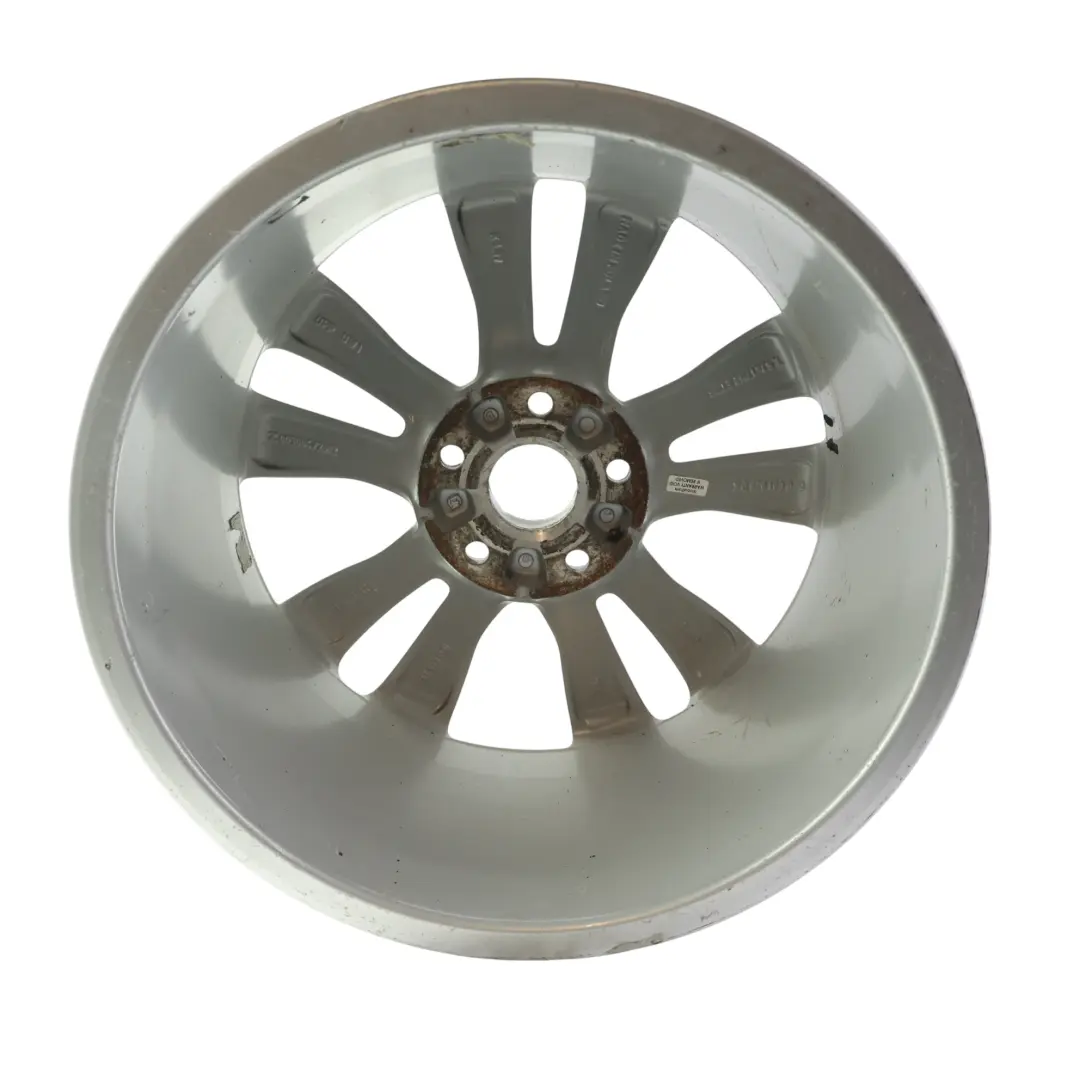Audi A3 MK2 Silber Alu Felge 17" 7.5J ET:56 Stern Doppelte Speiche - SKU 8P0601025DK-1 - Teilenummer 8P0601025DK