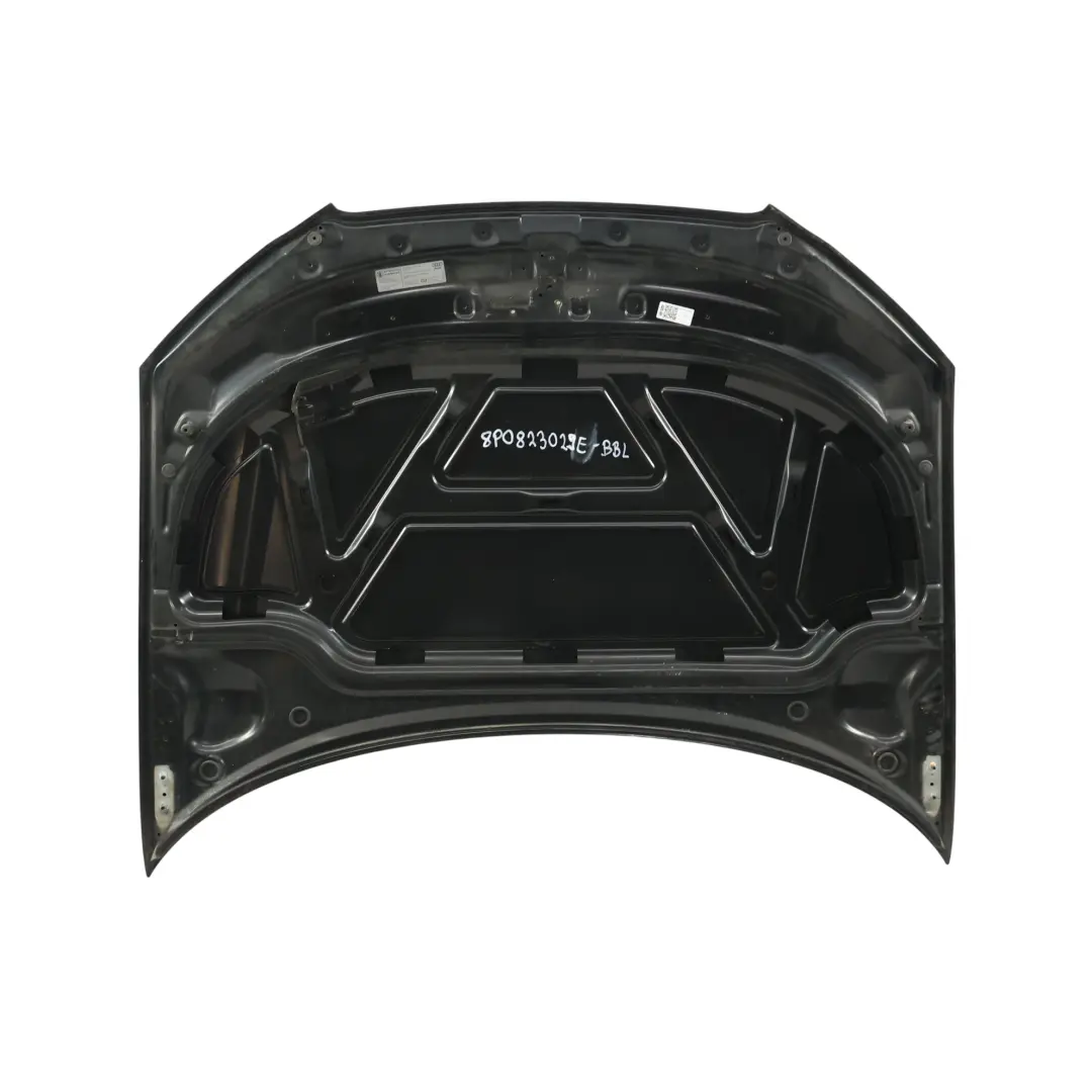 Front Hood Bonnet Panel Cover to Audi A3 8P with Part number 8P0823029E Audi A3 8P Front Hood Bonnet Panel Cover - SKU 8P0823029E-BBL - Part number 8P0823029E