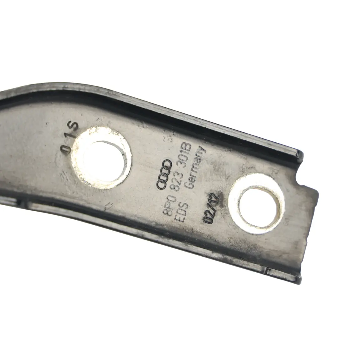 Audi A3 8P Cerniera Cofano Anteriore Sinistra Nero Brillante Y9B - SKU 8P0823301B-BBL - Numero di parte 8P0823301B