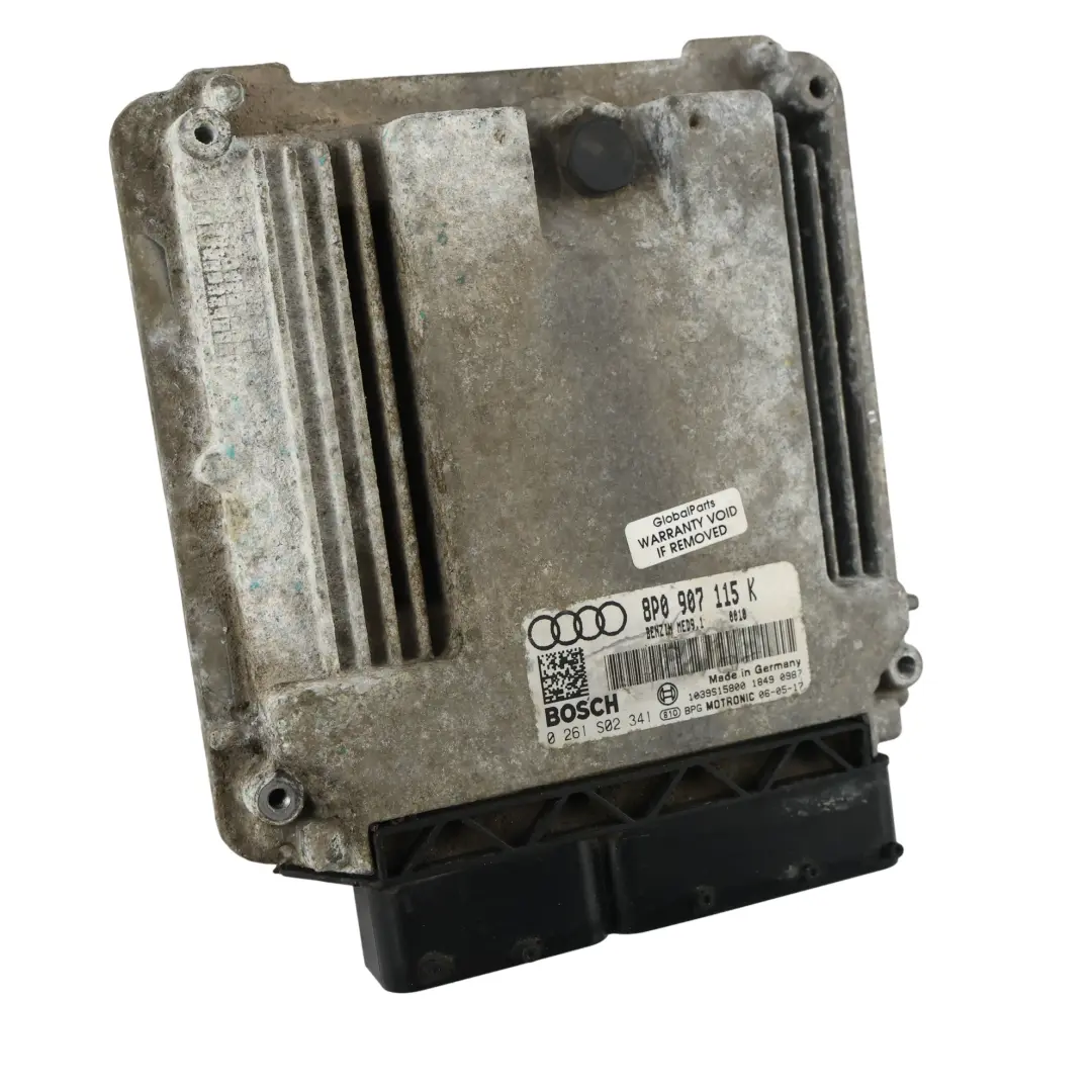 Audi A3 8P 2.0 TFSI BWA 200HP Módulo Control Motor ECU Automático - SKU 8P0907115K-1 - Número de pieza 8P0907115K