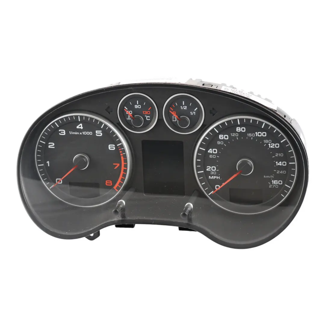 Instrument Cluster Speedo Clocks Petrol Engine Manual to Audi A3 8P with Part number 8P0920982EX Audi A3 8P Instrument Cluster Speedo Clocks Petrol Engine Manual - SKU RHD-8P0920982EX - Part number 8P0920982EX