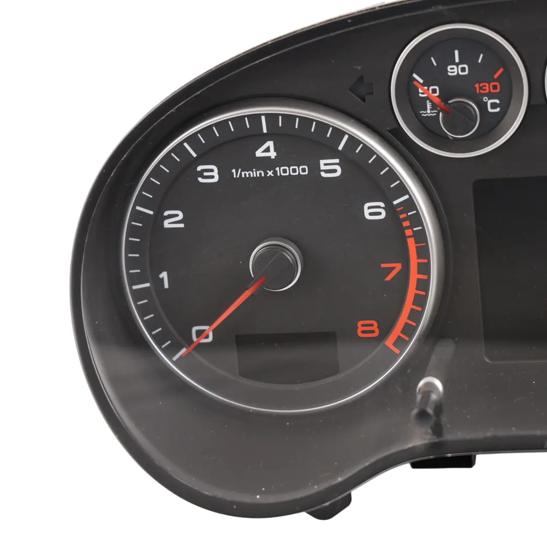 Audi A3 8P Instrument Cluster Speedo Clocks Petrol Engine Manual - SKU RHD-8P0920982EX - Part number 8P0920982EX