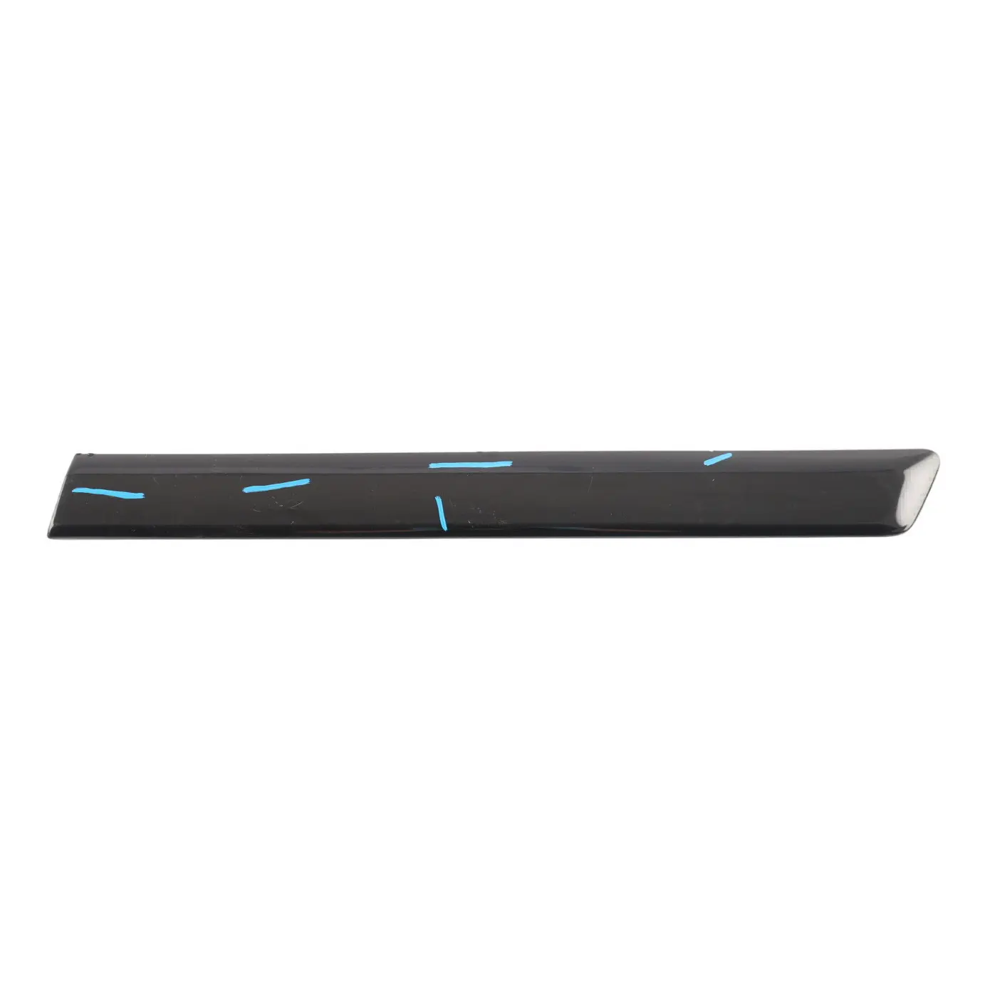 Audi A3 8P 3D Rear Quarter Panel Strip Moulding Left N/S Brilliant Black - Y9B