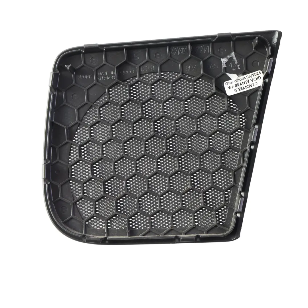 Audi A3 S3 RS3 8P Maskownica Głośnika Drzwi Tylna Lewa - SKU 8P4035435-1 - Numer Części 8P4035435