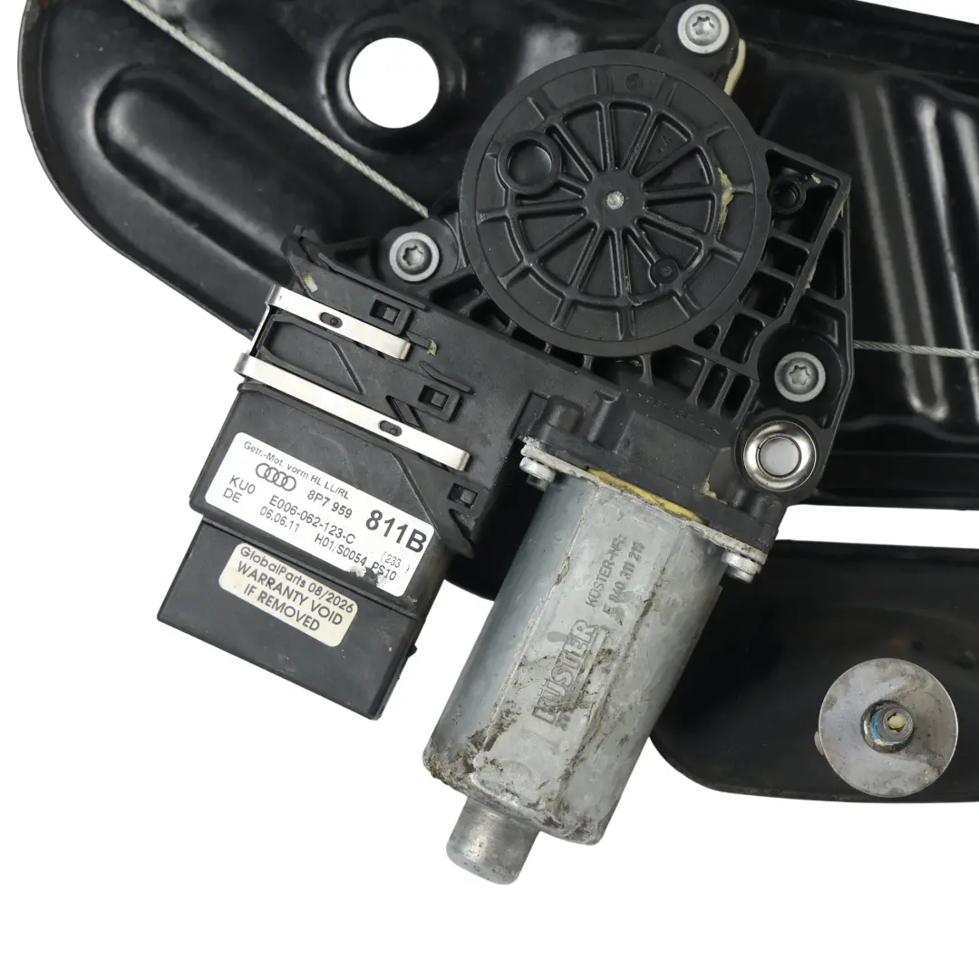 Audi A3 8P Cabrio Window Regulator Lifter Motor Rear Left N/S - SKU 8P7839397E-1 - Part number 8P7839397E