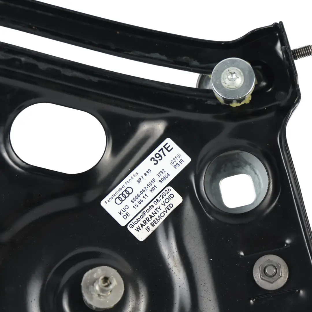 Audi A3 8P Cabrio Window Regulator Lifter Motor Rear Left N/S - SKU 8P7839397E-1 - Part number 8P7839397E