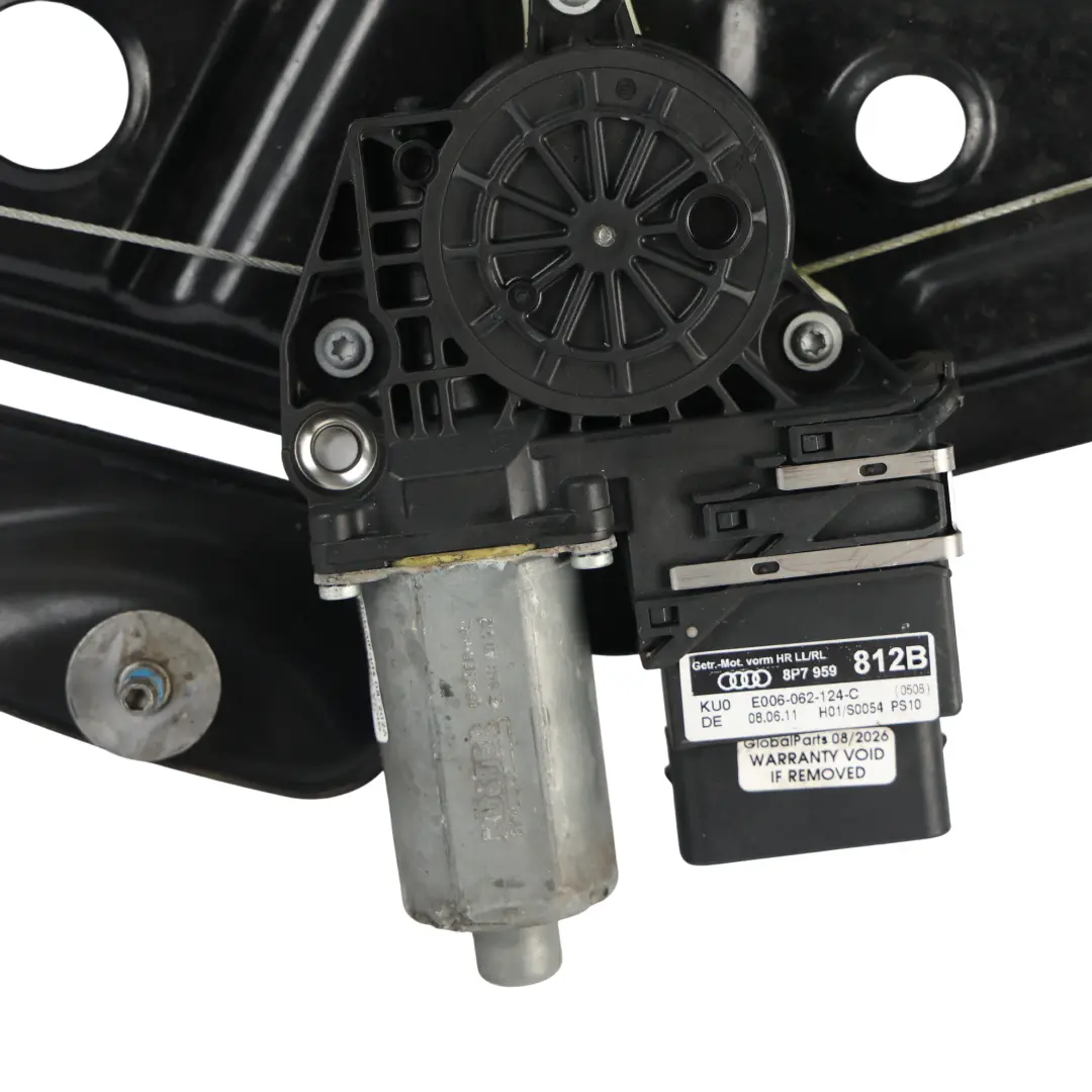 Audi A3 8P Rear Window Regulator Lifter Motor Right O/S - SKU 8P7839398E - Part number 8P7839398E
