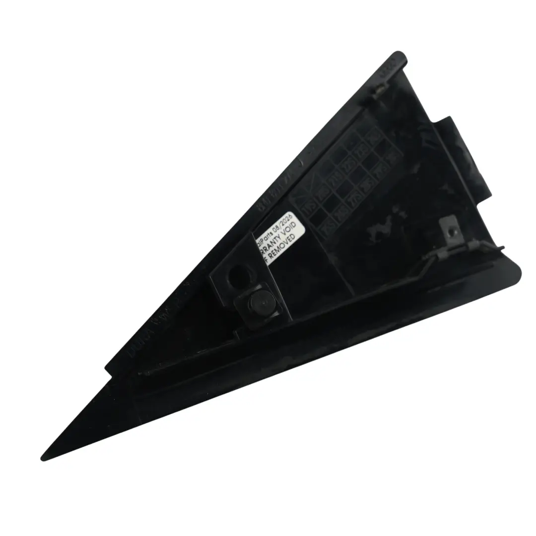 Door Window Triangle Trim Cover Panel Right O/S to Audi Q5 8R Rear with Part number 8R0853274J Audi Q5 8R Rear Door Window Triangle Trim Cover Panel Right O/S - SKU 8R0853274J - Part number 8R0853274J