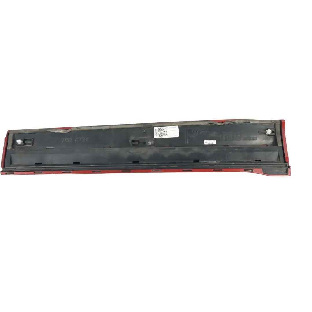 Audi Q5 8R Listwa Drzwi Tylna Prawa Volcano Red Czerwony Metalik - Y3M - SKU 8R0853970B-VRE - Numer Części 8R0853970B
