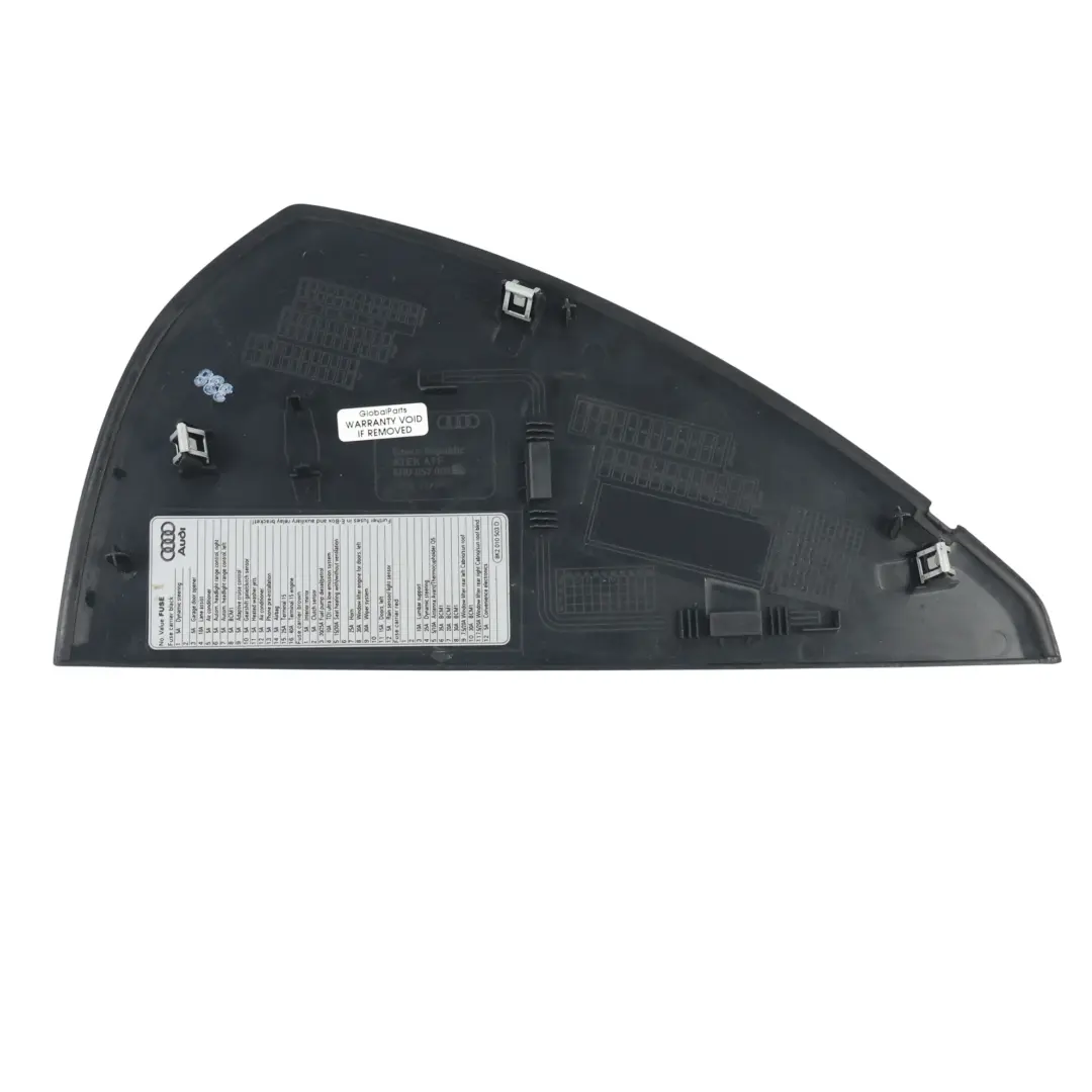 Audi Q5 8R Dashboard End Cover Cap Trim Panel Right O/S - SKU 8R0857086B - Part number 8R0857086B