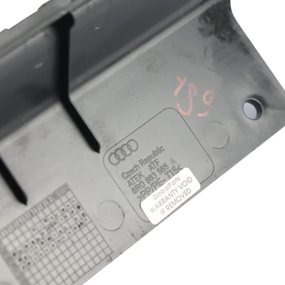 Audi Q5 8R Batterie Werkzeugkasten Abdeckung Verkleidung - SKU 8R0863565A - Teilenummer 8R0863565A