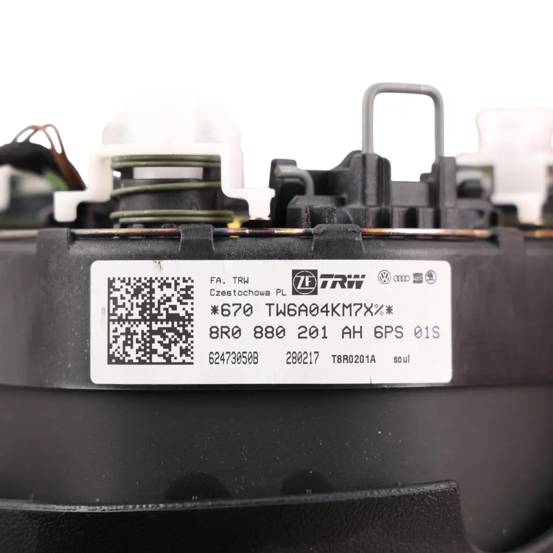 Steering Wheel Air Module Unit DAMAGED to Audi A6 C7 A7 4G with Part number 8R0880201AH Audi A6 C7 A7 4G Steering Wheel Air Module Unit DAMAGED - SKU 8R0880201AH - Part number 8R0880201AH