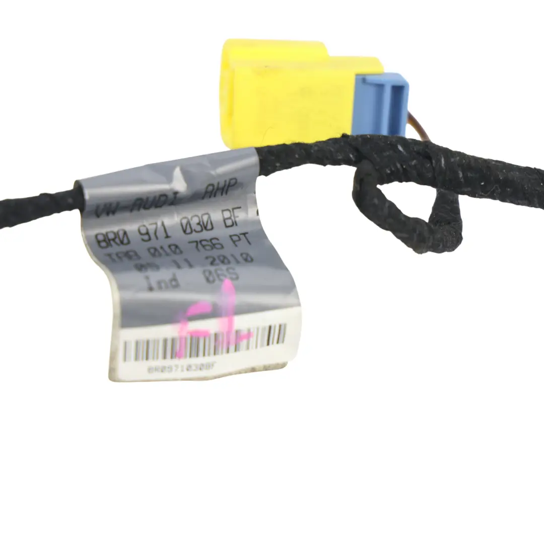 Audi Q5 8R Front Door Wiring Loom Harness Cable Passenger Side - SKU RHD-8R0971030BF - Part number 8R0971030BF