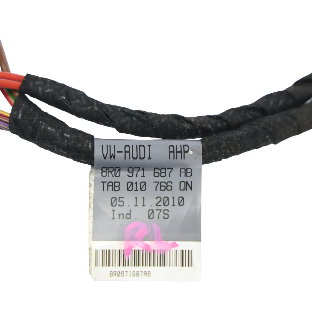 Door Wiring Harness Cable Loom Wire Rear Left N/S to Audi Q5 8R with Part number 8R0971687AB Audi Q5 8R Door Wiring Harness Cable Loom Wire Rear Left N/S - SKU 8R0971687AB - Part number 8R0971687AB