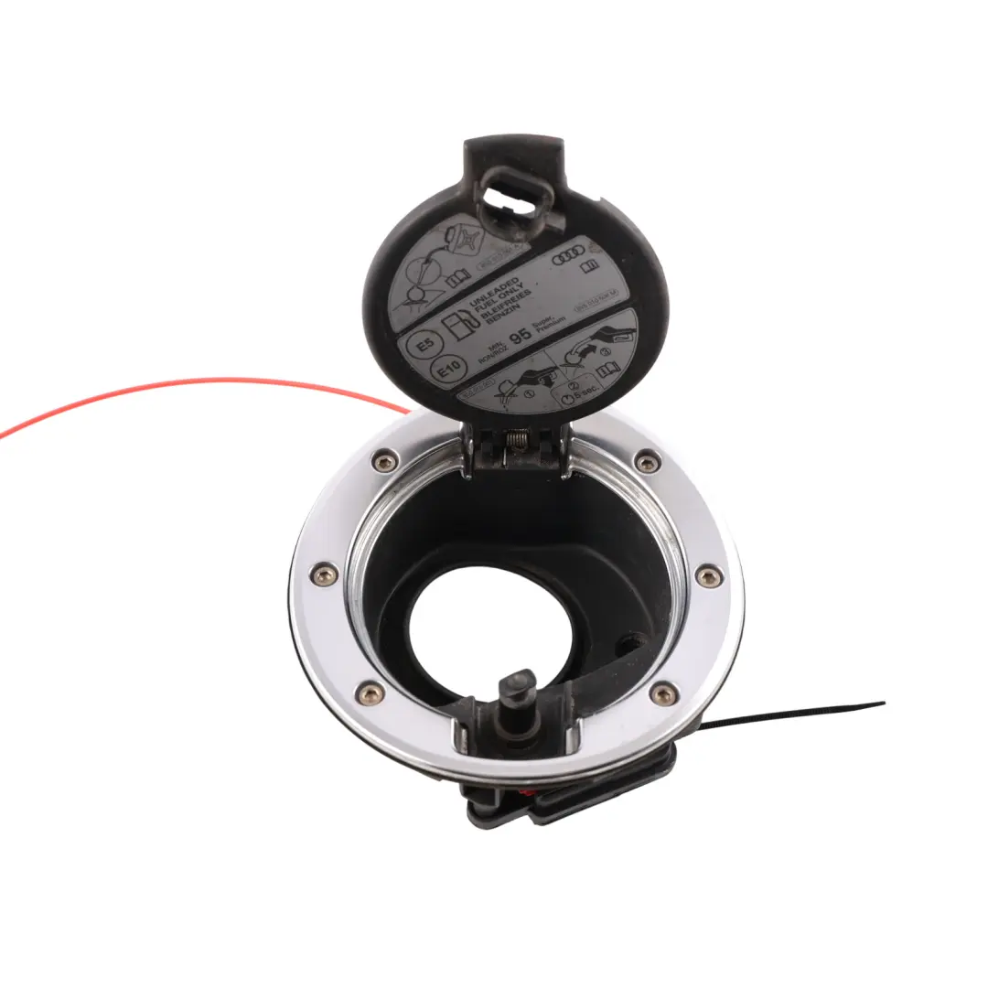 Audi TT Mk3 8S Fuel Filler Cap Flap Base Chrome - SKU 8S0809857E-2 - Part number 8S0809857E