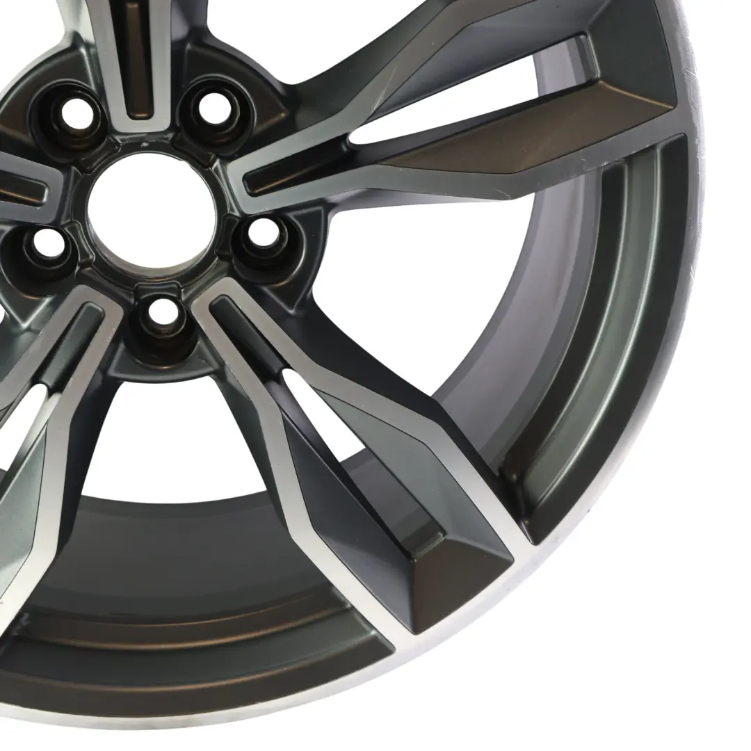 Alloy Wheel Rim 19" 9J ET:52 Star Double Spoke to Audi TTS FV with Part number 8S0601025H Audi TTS FV Alloy Wheel Rim 19" 9J ET:52 Star Double Spoke - SKU 8S0601025H-2 - Part number 8S0601025H