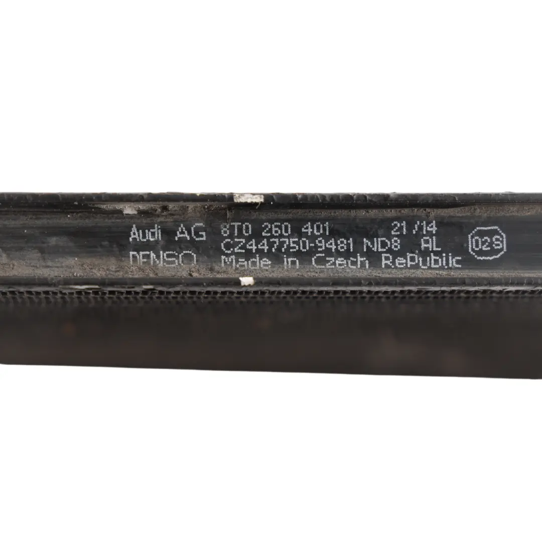 Conditioning Condenser A/C Unit 8T0260401 to Audi A4 B8 A5 8T Q5 8R Air with Part number 8T0260403 Audi A4 B8 A5 8T Q5 8R Air Conditioning Condenser A/C Unit 8T0260401 - SKU 8T0260403 - Part number 8T0260403