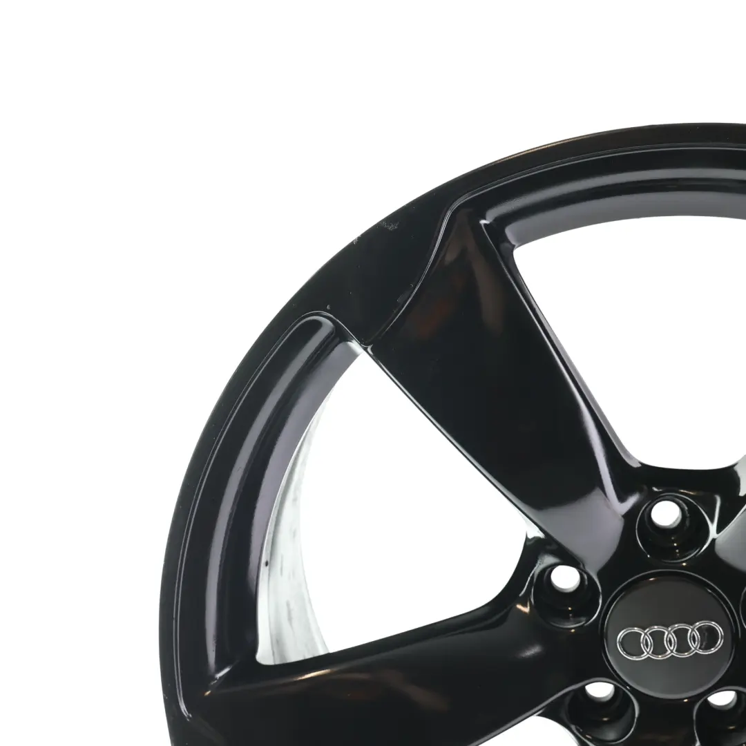 Audi A5 8T Alu Felge Schwarz 19" 9J ET:33 Rotor Speiche - SKU 8T0601025CD-3 - Teilenummer 8T0601025CD