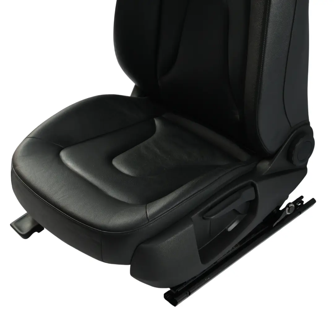 Audi A5 S5 8T Sitz Vorne Links Elektrisch Beheizt Leder Seelenschwarz - SKU 8T8881805Q-3 - Teilenummer 8T8881805Q