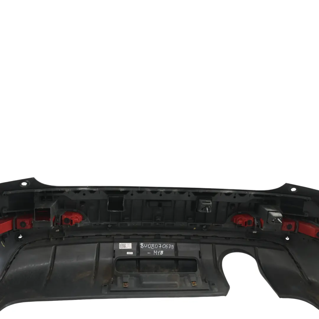Audi Q3 8U Rear Bumper Trim Panel Covering Mythical Black Metallic - Y9T - SKU 8U0807067B-MYB - Part number 8U0807067B