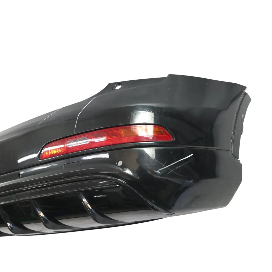 Bumper Trim Panel Covering Mythical Black Metallic - Y9T to Audi Q3 8U Rear with Part number 8U0807067B Audi Q3 8U Rear Bumper Trim Panel Covering Mythical Black Metallic - Y9T - SKU 8U0807067B-MYB - Part number 8U0807067B