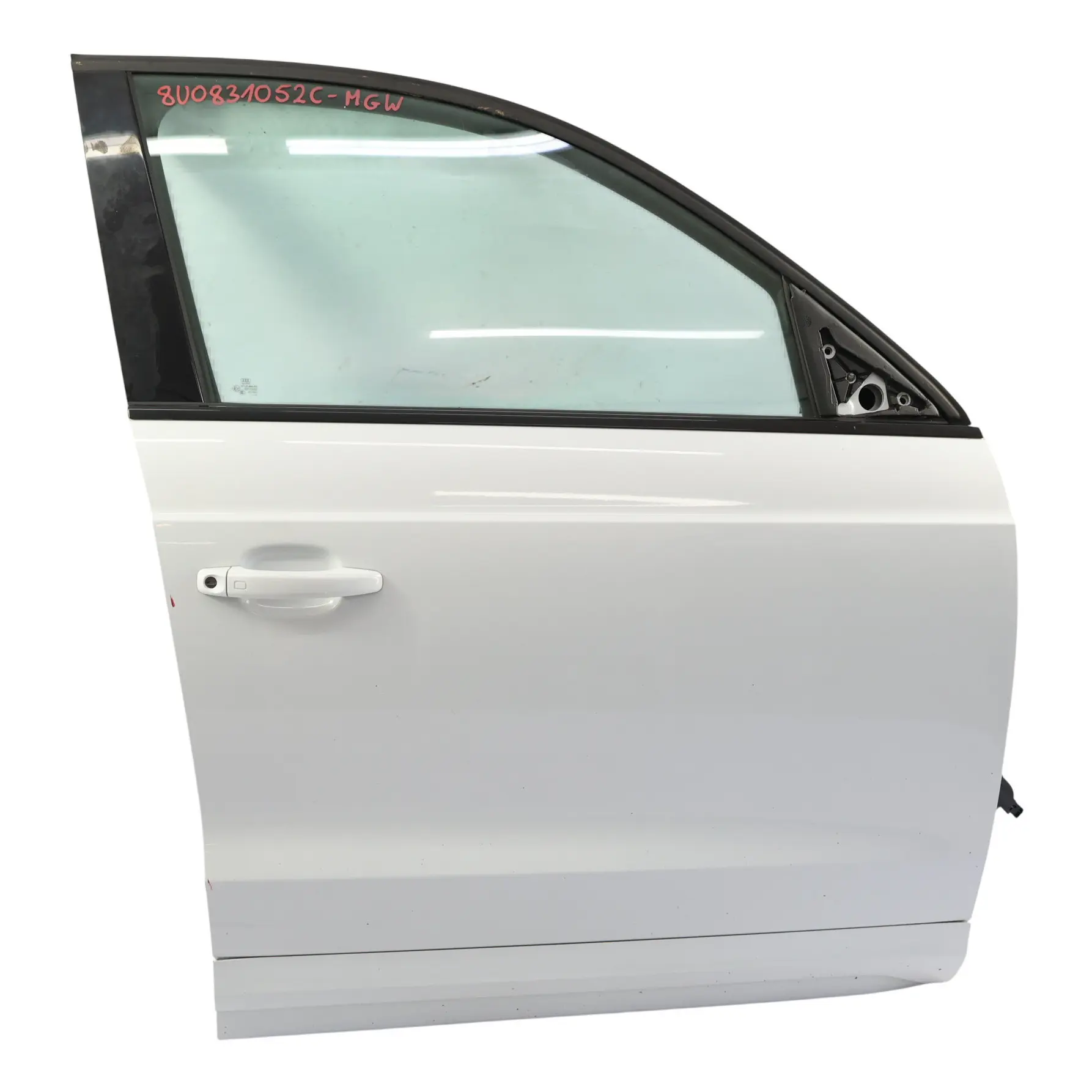 Audi Q3 8U Door Front Right O/S Covering Panel Glacier White Pearl - S9R