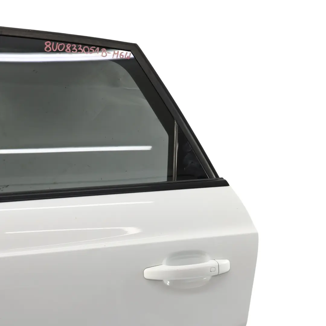 Audi Q3 8U Door Panel Rear Left N/S Glacier White Pearl - S9R - SKU 8U0833051B-MGW - Part number 8U0833051B